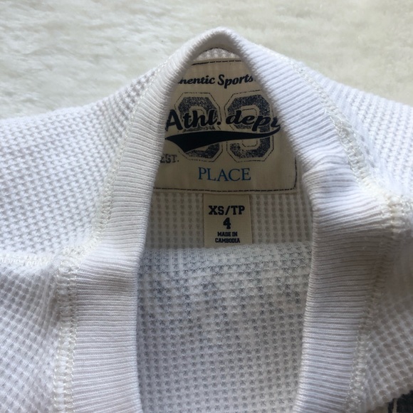 Boys long sleeve graphic waffle knit top XS (4) - Picture 4 of 6